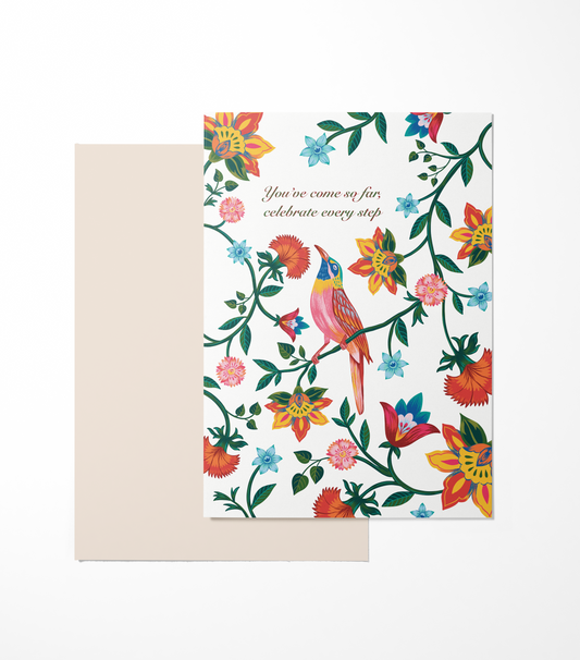 Celebrate Every Step - A5 Card